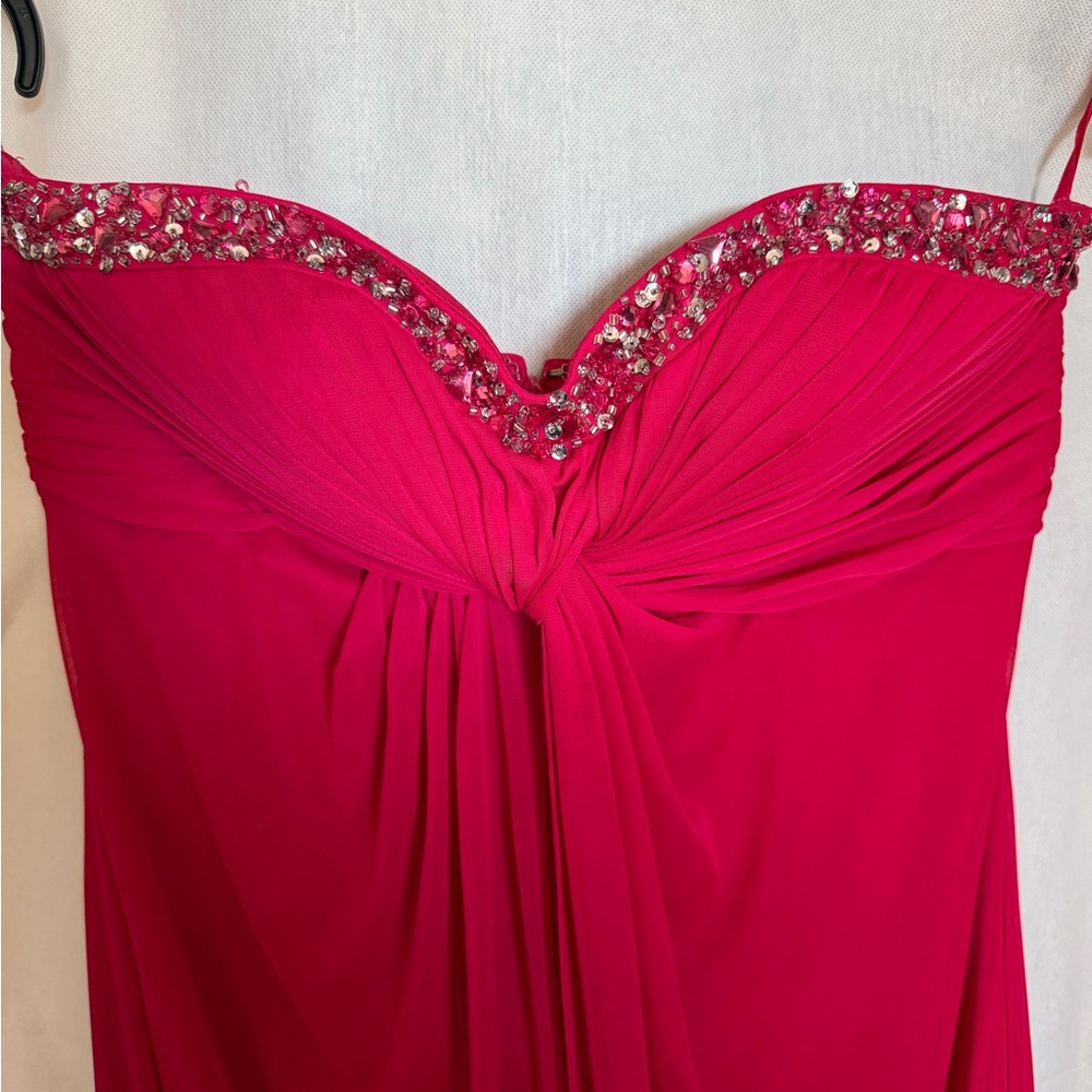 Strapless Red Dress